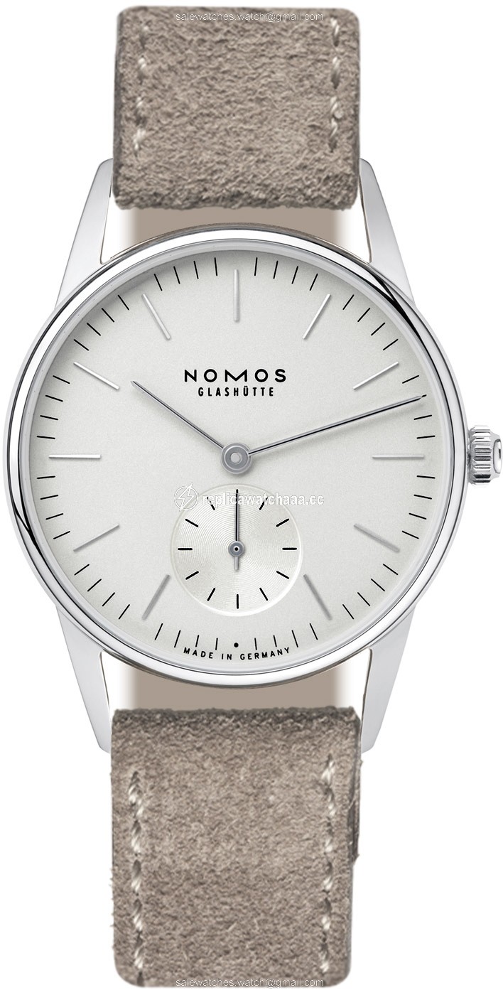 324 Weiss Nomos Glashutte Orion 33 32.8mm Ladies Watch 324 Weiss Nomos Glashutte Orion 33 32.8mm Ladies Watch