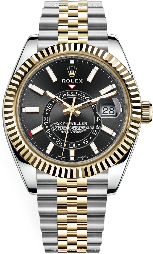 326933 Black Index Jubilee Rolex Sky Dweller 42mm Mens Watch 326933 Black Index Jubilee Rolex Sky Dweller 42mm Mens Watch