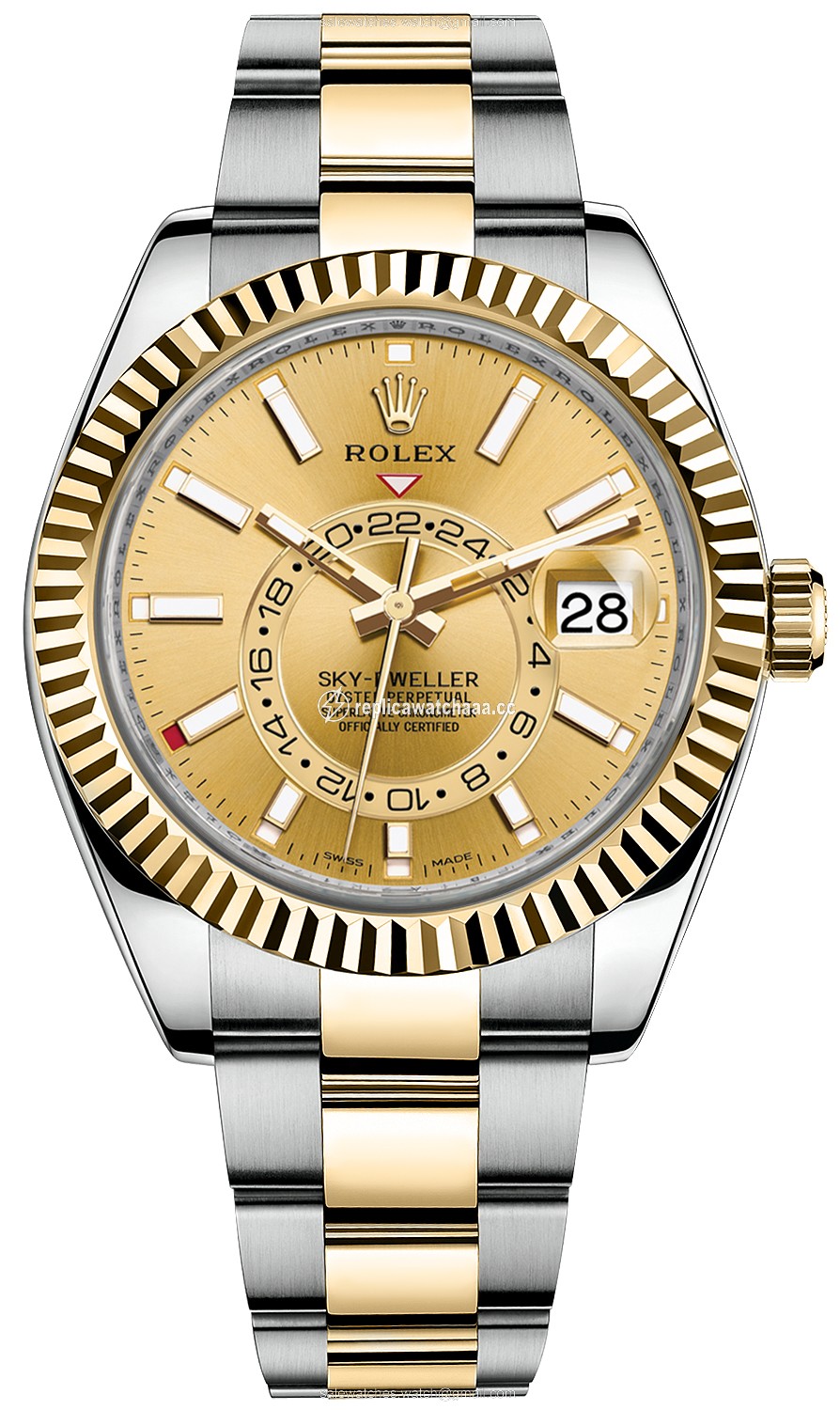 326933 Champagne Index Rolex Sky Dweller 42mm Mens Watch 326933 Champagne Index Rolex Sky Dweller 42mm Mens Watch