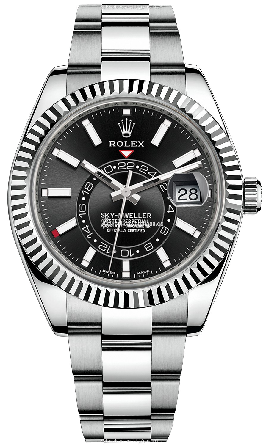 326934 Black Index Rolex Sky Dweller 42mm Mens Watch 326934 Black Index Rolex Sky Dweller 42mm Mens Watch