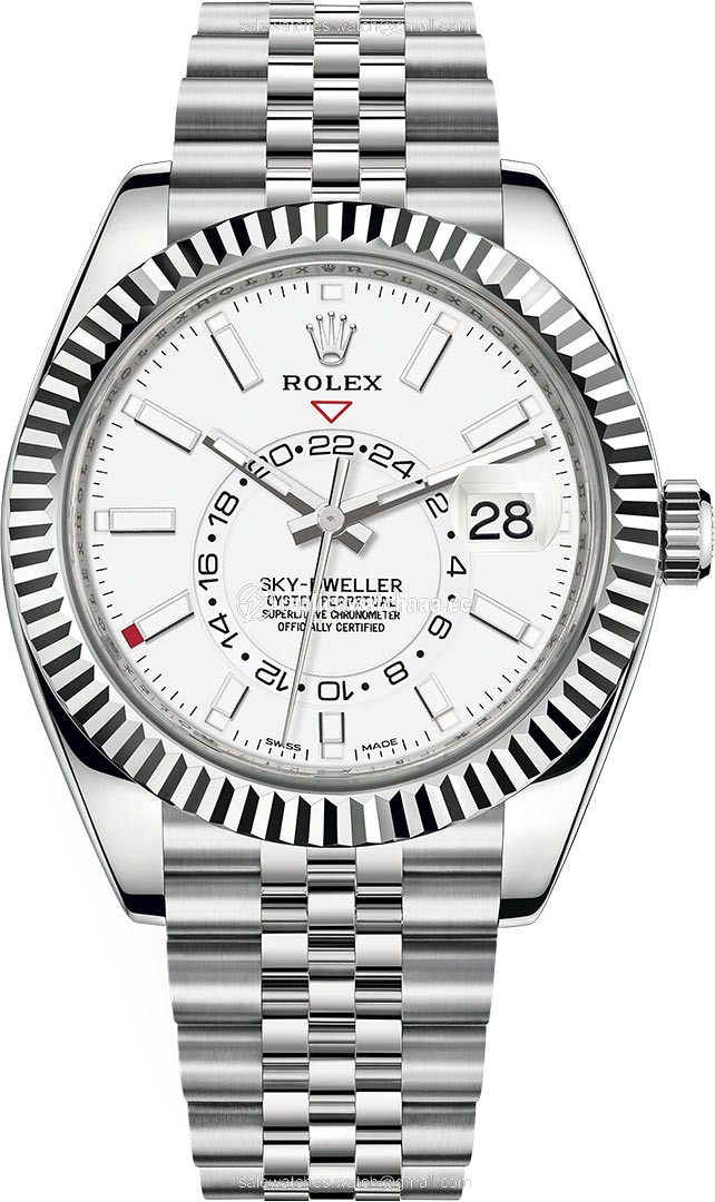 326934 White Index Jubilee Rolex Sky Dweller 42mm Mens Watch 326934 White Index Jubilee Rolex Sky Dweller 42mm Mens Watch