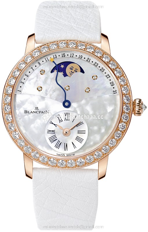 3653-2954-58b Blancpain Women's Retrograde Calendar Moonphase Ladies Watch 3653-2954-58b Blancpain Women's Retrograde Calendar Moonphase Ladies Watch