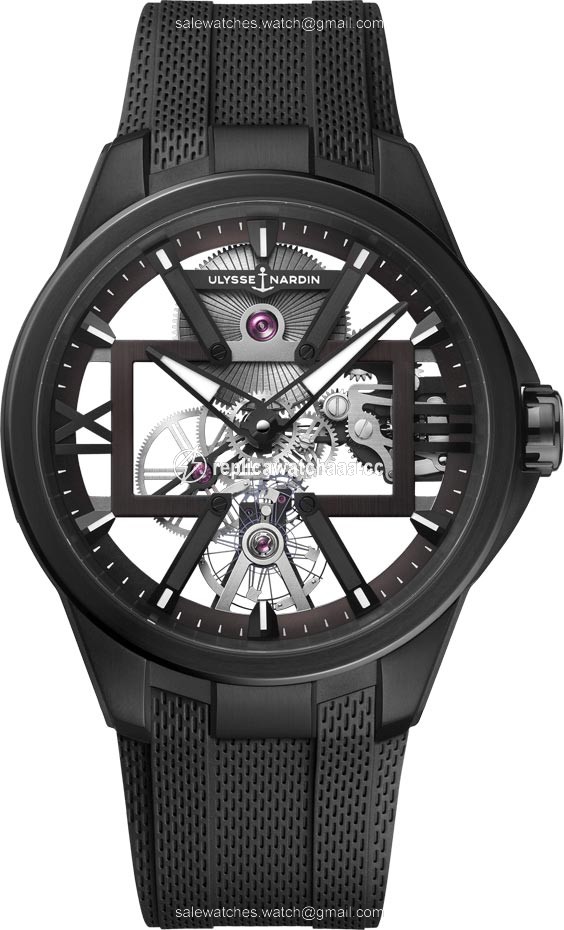 3713-260-3/BLACK Ulysse Nardin Executive Skeleton X 42mm Mens Watch 3713-260-3/BLACK Ulysse Nardin Executive Skeleton X 42mm Mens Watch
