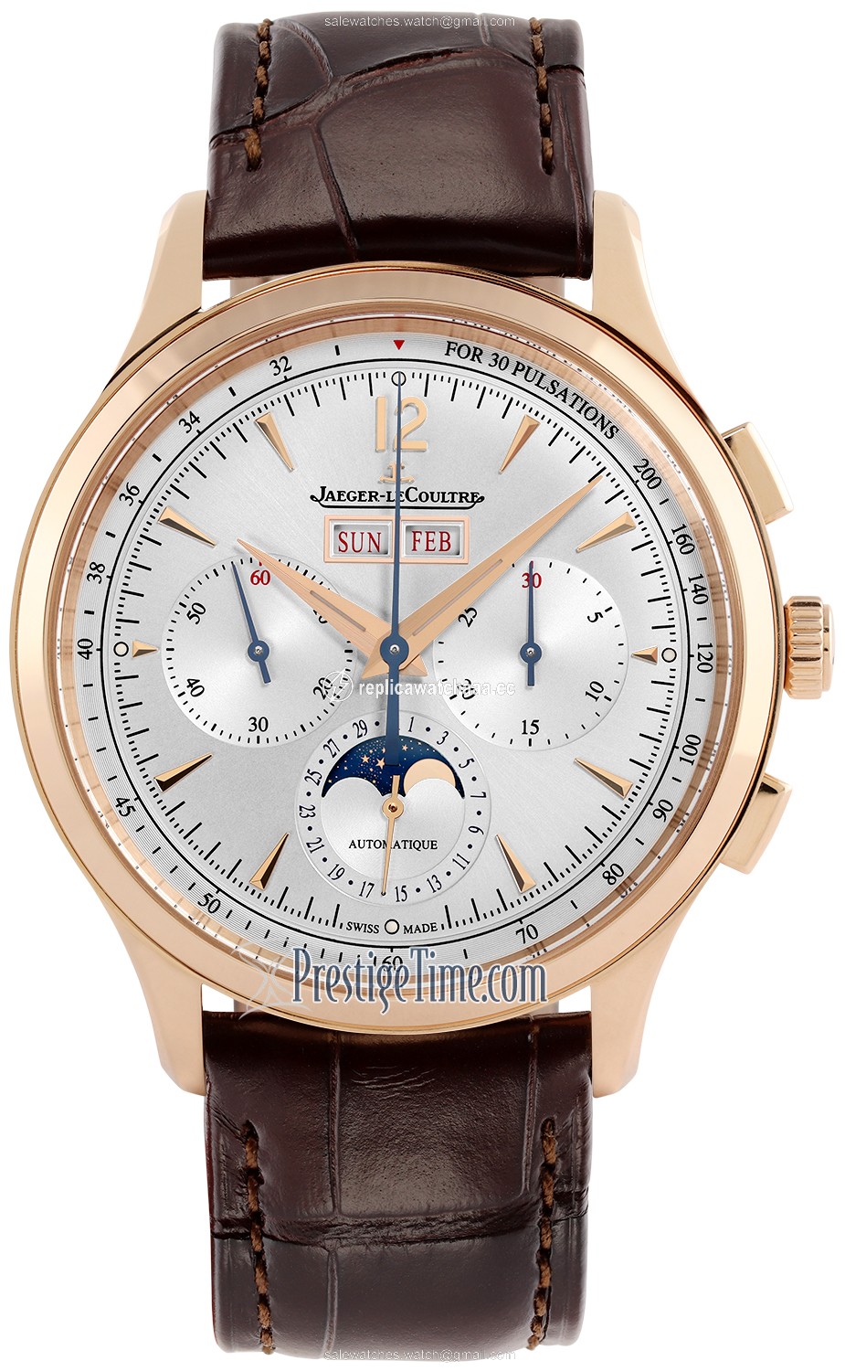 4132520 Jaeger LeCoultre Master Control Chronograph Calendar 40mm Mens Watch 4132520 Jaeger LeCoultre Master Control Chronograph Calendar 40mm Mens Watch