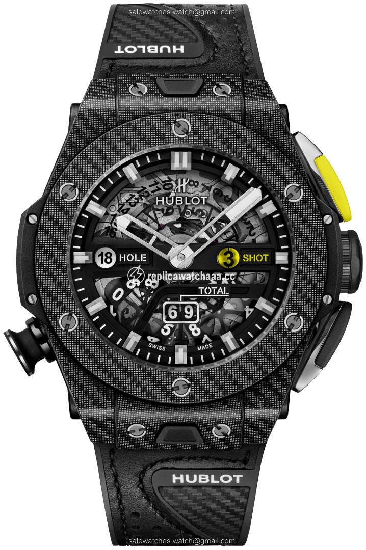 416.YT.1120.VR Golf Black Carbon Hublot UNICO Golf 45mm Mens Watch 416.YT.1120.VR Golf Black Carbon Hublot UNICO Golf 45mm Mens Watch