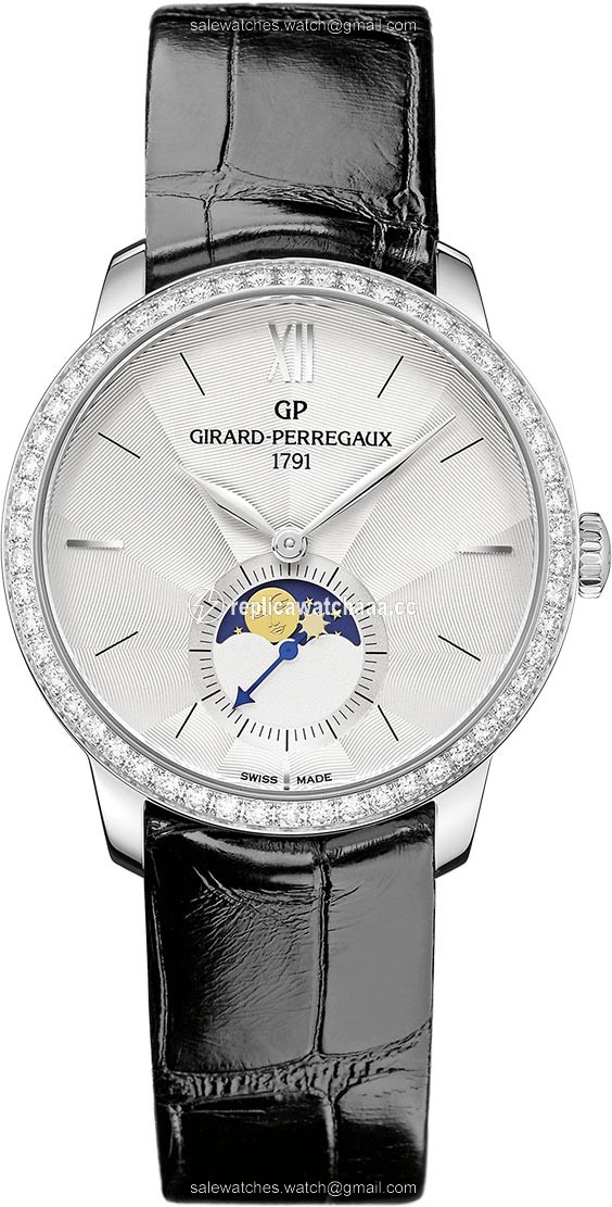 49524d11a171-ck6a Girard Perregaux 1966 Automatic Moonphase 36mm Ladies Watch 49524d11a171-ck6a Girard Perregaux 1966 Automatic Moonphase 36mm Ladies Watch