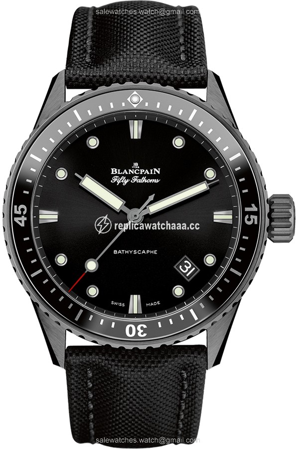 5000-0130-b52a Blancpain Fifty Fathoms Bathyscaphe Automatic 43mm Mens Watch 5000-0130-b52a Blancpain Fifty Fathoms Bathyscaphe Automatic 43mm Mens Watch