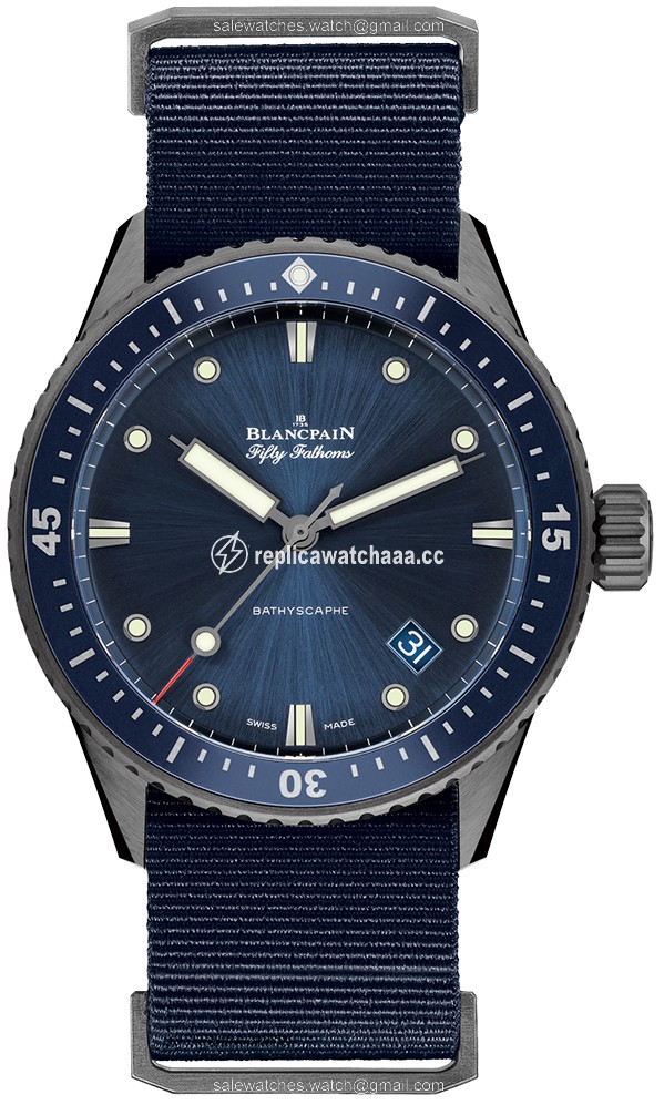 5000-0240-naoa Blancpain Fifty Fathoms Bathyscaphe Automatic 43mm Mens Watch 5000-0240-naoa Blancpain Fifty Fathoms Bathyscaphe Automatic 43mm Mens Watch