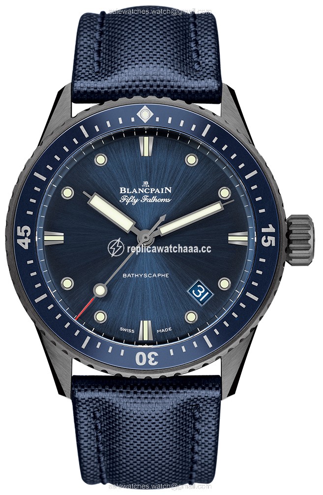 5000-0240-o52a Blancpain Fifty Fathoms Bathyscaphe Automatic 43mm Mens Watch 5000-0240-o52a Blancpain Fifty Fathoms Bathyscaphe Automatic 43mm Mens Watch
