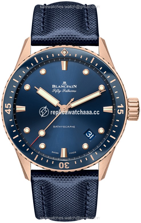 5000-36s40-o52a Blancpain Fifty Fathoms Bathyscaphe Automatic 43mm Mens Watch 5000-36s40-o52a Blancpain Fifty Fathoms Bathyscaphe Automatic 43mm Mens Watch