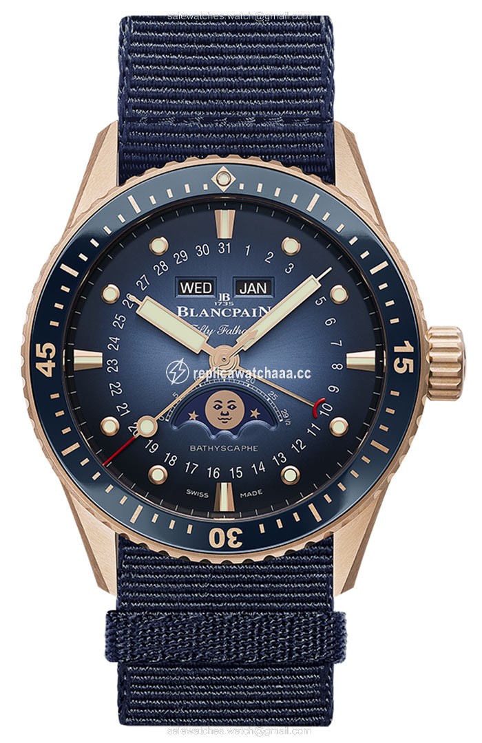 5054-3640-naoa Blancpain Fifty Fathoms Bathyscaphe Complete Calendar 43mm Mens Watch 5054-3640-naoa Blancpain Fifty Fathoms Bathyscaphe Complete Calendar 43mm Mens Watch