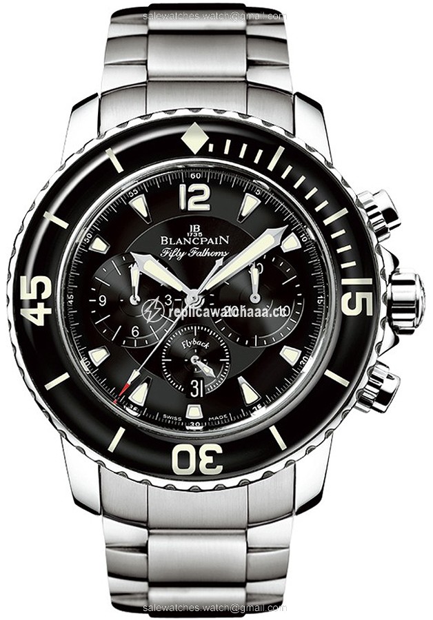 5085F-1130-71s Blancpain Fifty Fathoms Flyback Chronograph Mens Watch 5085F-1130-71s Blancpain Fifty Fathoms Flyback Chronograph Mens Watch