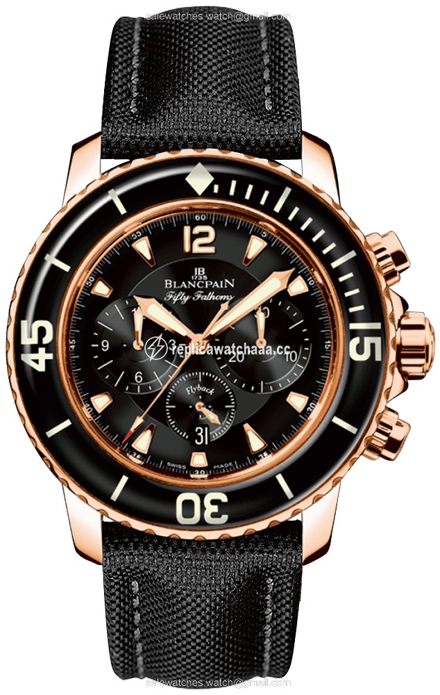 5085F-3630-52b Blancpain Fifty Fathoms Flyback Chronograph Mens Watch 5085F-3630-52b Blancpain Fifty Fathoms Flyback Chronograph Mens Watch