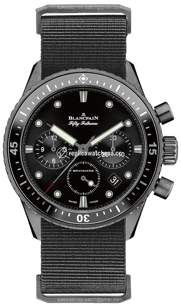 5200-0130-naba Blancpain Fifty Fathoms Bathyscaphe Flyback Chronograph 43mm Mens Watch 5200-0130-naba Blancpain Fifty Fathoms Bathyscaphe Flyback Chronograph 43mm Mens Watch