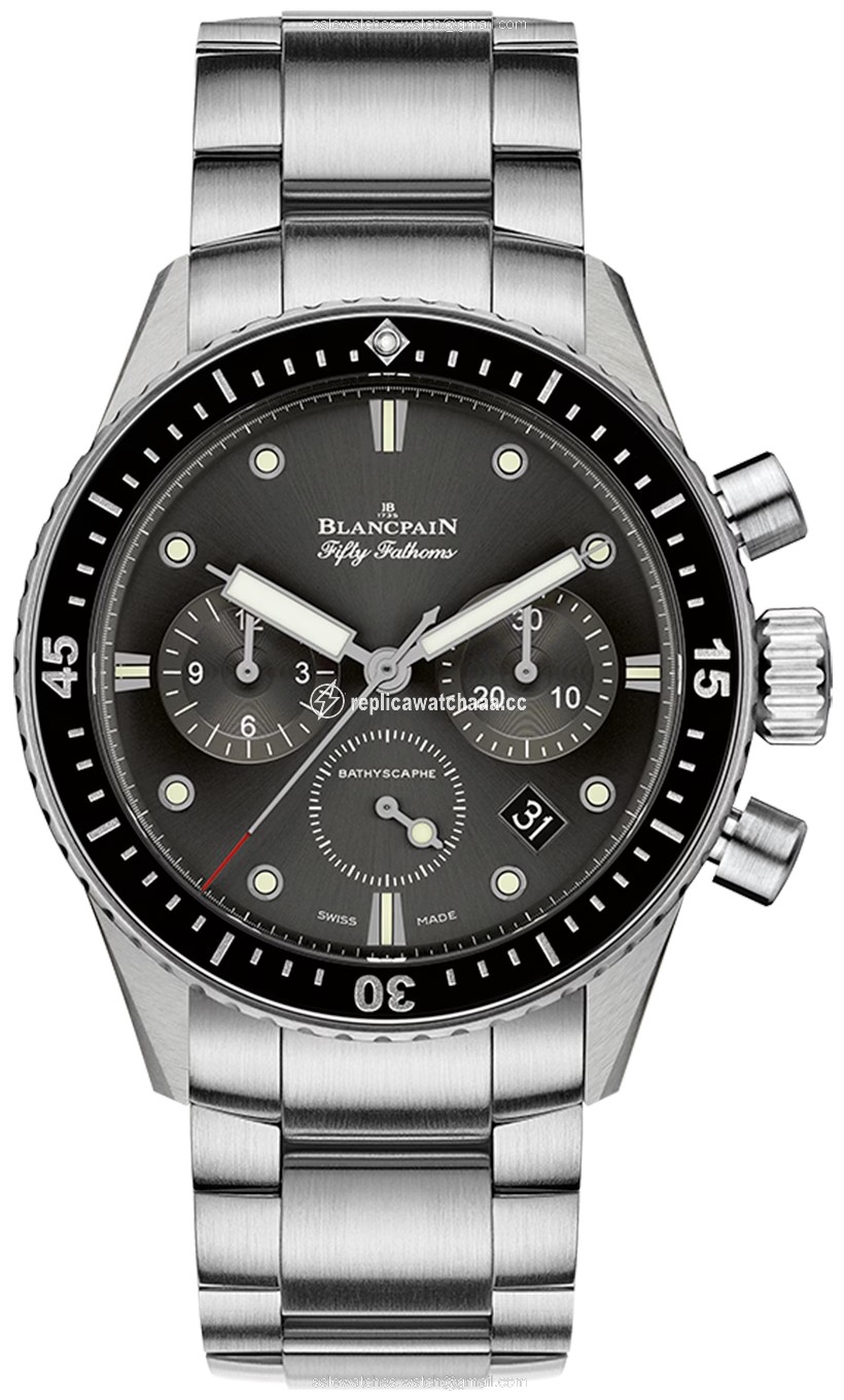 5200-1110-71s Blancpain Fifty Fathoms Bathyscaphe Flyback Chronograph 43mm Mens Watch 5200-1110-71s Blancpain Fifty Fathoms Bathyscaphe Flyback Chronograph 43mm Mens Watch