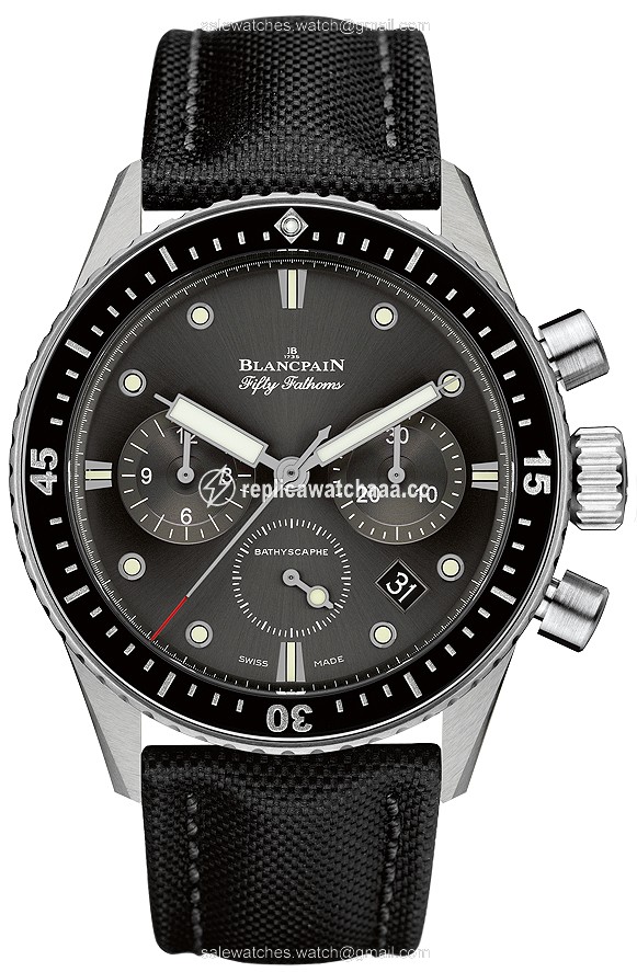 5200-1110-b52a Blancpain Fifty Fathoms Bathyscaphe Flyback Chronograph 43mm Mens Watch 5200-1110-b52a Blancpain Fifty Fathoms Bathyscaphe Flyback Chronograph 43mm Mens Watch