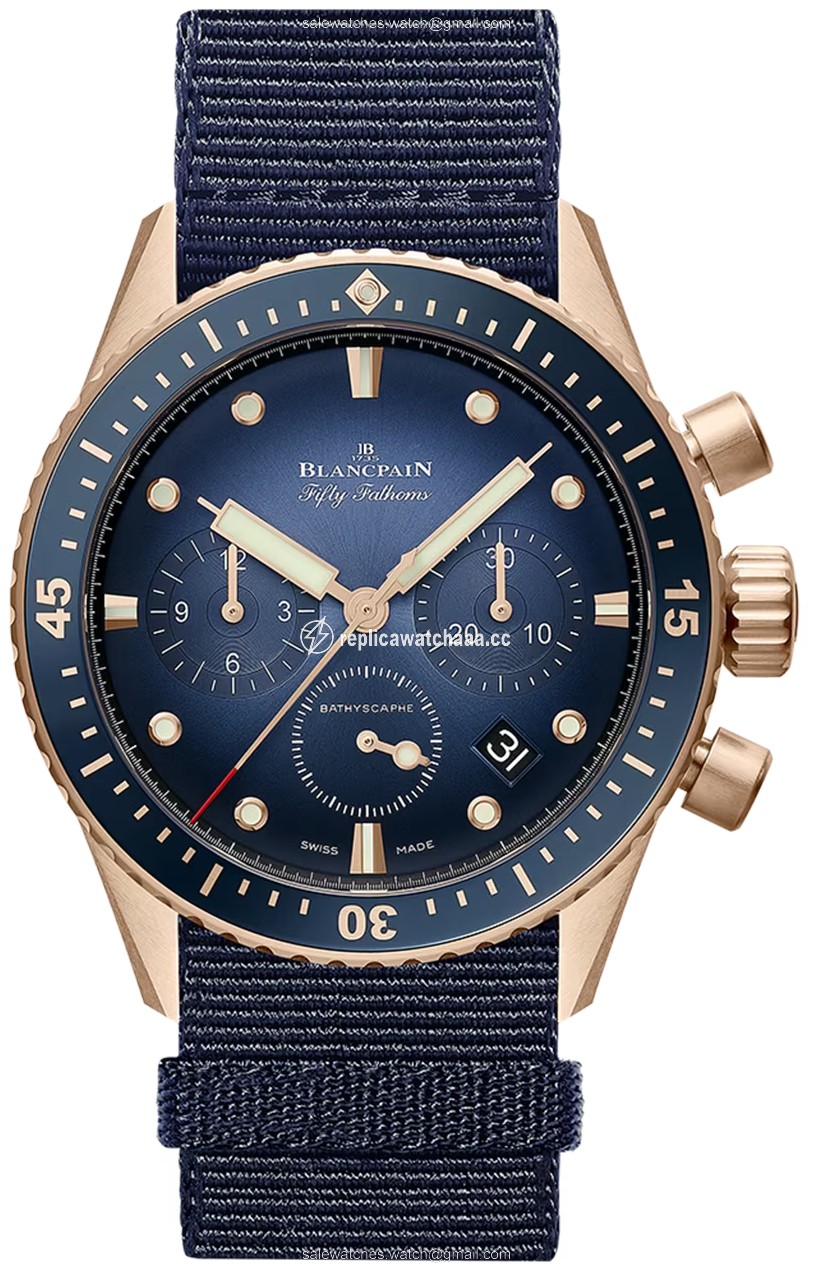 5200-3640-naoa Blancpain Fifty Fathoms Bathyscaphe Flyback Chronograph 43mm Mens Watch 5200-3640-naoa Blancpain Fifty Fathoms Bathyscaphe Flyback Chronograph 43mm Mens Watch