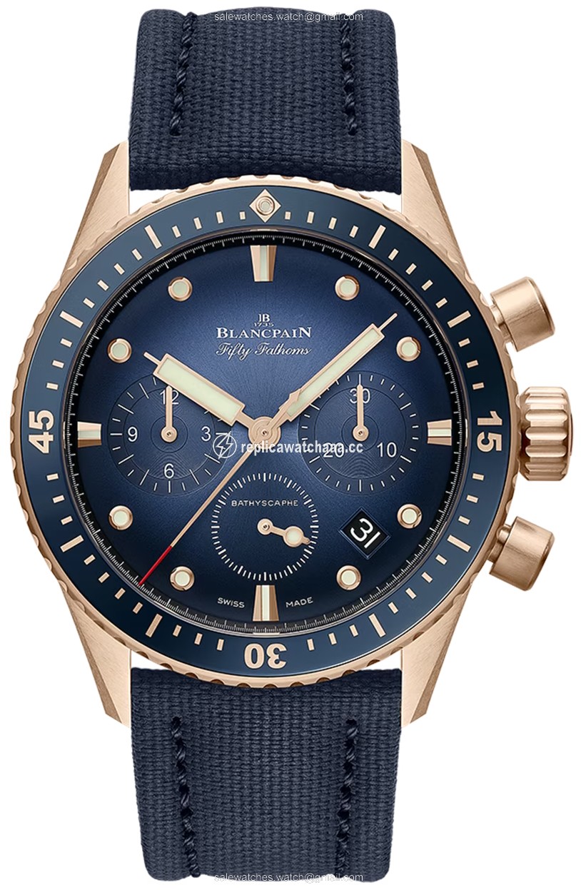 5200-3640-o52b Blancpain Fifty Fathoms Bathyscaphe Flyback Chronograph 43mm Mens Watch 5200-3640-o52b Blancpain Fifty Fathoms Bathyscaphe Flyback Chronograph 43mm Mens Watch