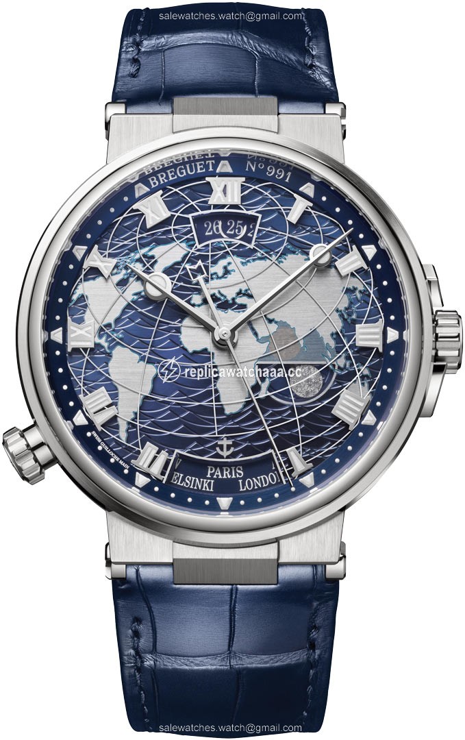 5557bb/ys/9wv Breguet Marine Hora Mundi Automatic 43.9mm Mens Watch 5557bb/ys/9wv Breguet Marine Hora Mundi Automatic 43.9mm Mens Watch