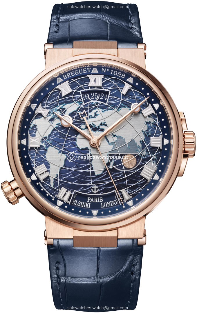 5557br/ys/9wv Breguet Marine Hora Mundi Automatic 43.9mm Mens Watch 5557br/ys/9wv Breguet Marine Hora Mundi Automatic 43.9mm Mens Watch