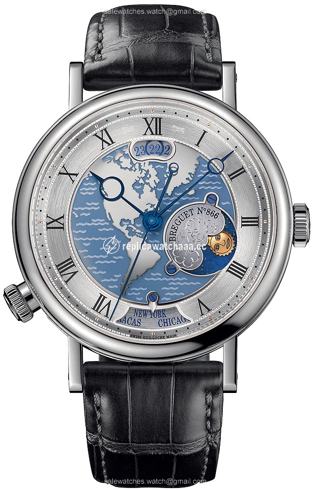 5717pt/us/9zu Breguet Classique Hora Mundi Mens Watch 5717pt/us/9zu Breguet Classique Hora Mundi Mens Watch