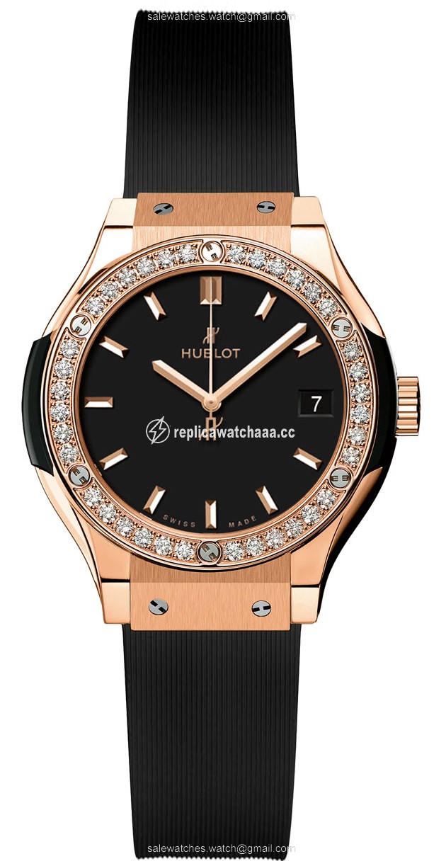 581.ox.1181.rx.1104 Hublot Classic Fusion Quartz 33mm Ladies Watch 581.ox.1181.rx.1104 Hublot Classic Fusion Quartz 33mm Ladies Watch