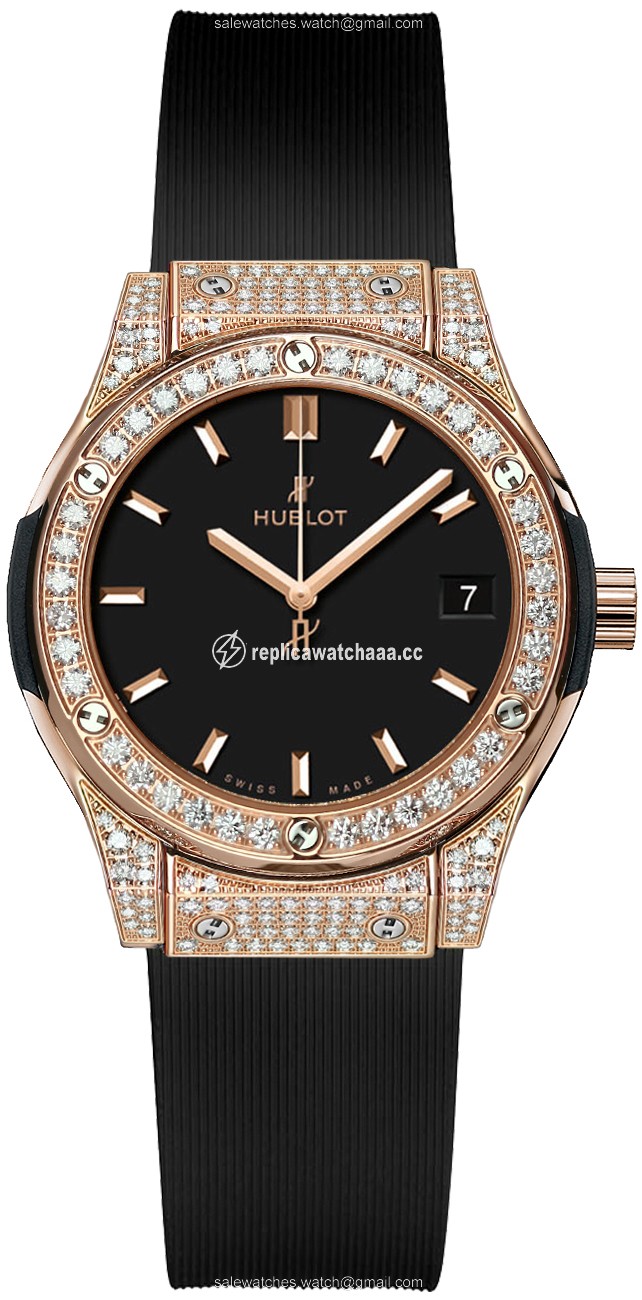 581.ox.1181.rx.1704 Hublot Classic Fusion Quartz 33mm Ladies Watch 581.ox.1181.rx.1704 Hublot Classic Fusion Quartz 33mm Ladies Watch