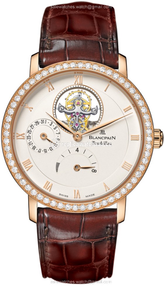 6025-2942-55b Blancpain Villeret Tourbillon 8 Day Power Reserve Mens Watch 6025-2942-55b Blancpain Villeret Tourbillon 8 Day Power Reserve Mens Watch