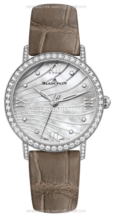 6104-4654-55a Blancpain Villeret Ultra Slim Automatic 29.2mm Ladies Watch 6104-4654-55a Blancpain Villeret Ultra Slim Automatic 29.2mm Ladies Watch