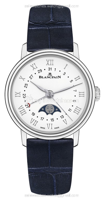 6106-1127-55a Blancpain Villeret Quantieme Phases de Lune 29.2mm Ladies Watch 6106-1127-55a Blancpain Villeret Quantieme Phases de Lune 29.2mm Ladies Watch