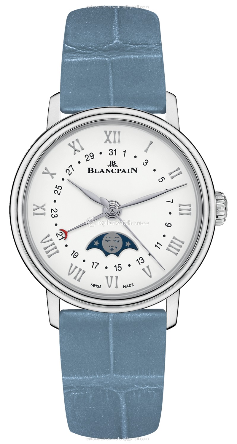 6106-1127-95a Blancpain Villeret Quantieme Phases de Lune 29.2mm Ladies Watch 6106-1127-95a Blancpain Villeret Quantieme Phases de Lune 29.2mm Ladies Watch