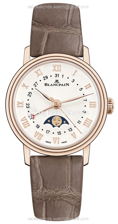 6106-3642-55a Blancpain Villeret Quantieme Phases de Lune 29.2mm Ladies Watch 6106-3642-55a Blancpain Villeret Quantieme Phases de Lune 29.2mm Ladies Watch