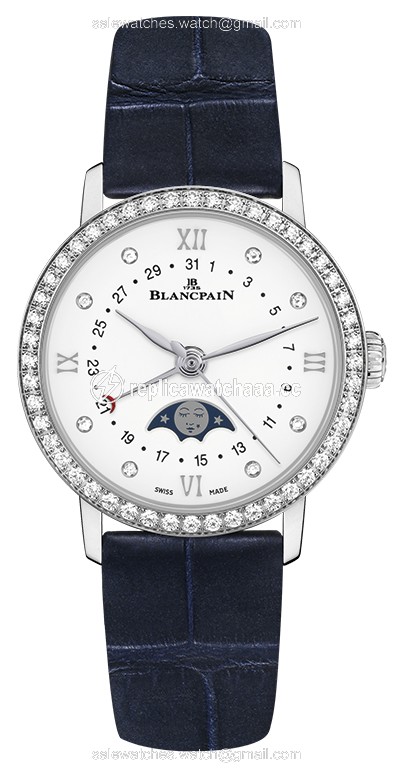 6106-4628-55a Blancpain Villeret Quantieme Phases de Lune 29.2mm Ladies Watch 6106-4628-55a Blancpain Villeret Quantieme Phases de Lune 29.2mm Ladies Watch