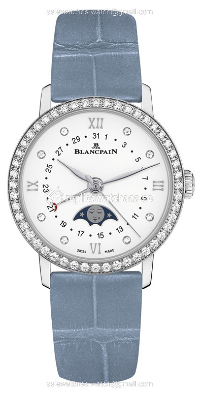6106-4628-95a Blancpain Villeret Quantieme Phases de Lune 29.2mm Ladies Watch 6106-4628-95a Blancpain Villeret Quantieme Phases de Lune 29.2mm Ladies Watch