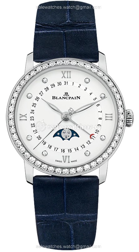 6126-4628-55b Blancpain Villeret Quantieme Phases de Lune 33.2mm Ladies Watch 6126-4628-55b Blancpain Villeret Quantieme Phases de Lune 33.2mm Ladies Watch