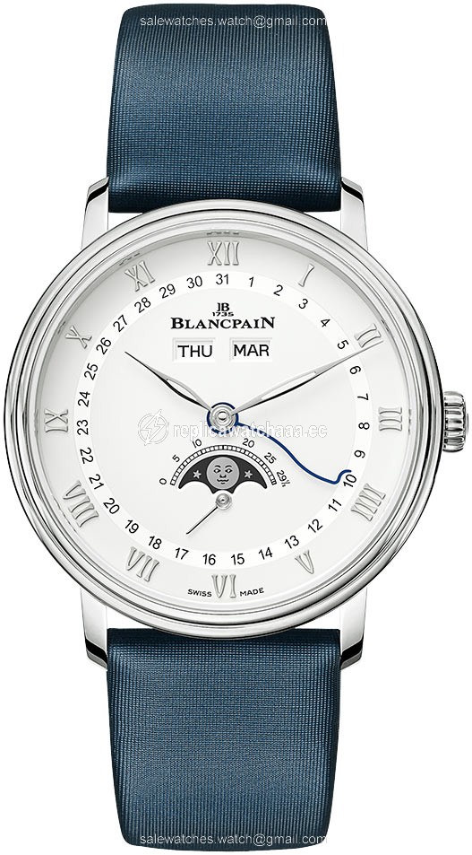 6264-1127-95a Blancpain Villeret Moonphase & Complete Calendar 38mm Ladies Watch 6264-1127-95a Blancpain Villeret Moonphase & Complete Calendar 38mm Ladies Watch