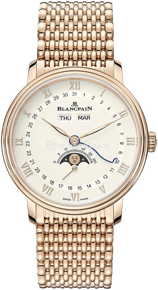 6264-3642-mmb Blancpain Villeret Moonphase & Complete Calendar 38mm Mens Watch 6264-3642-mmb Blancpain Villeret Moonphase & Complete Calendar 38mm Mens Watch