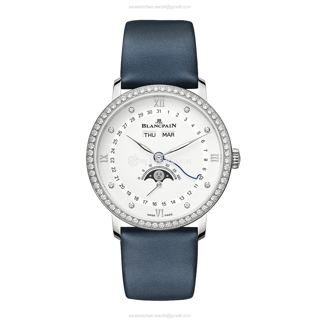 6264-4628-95a Blancpain Villeret Moonphase & Complete Calendar 38mm Ladies Watch 6264-4628-95a Blancpain Villeret Moonphase & Complete Calendar 38mm Ladies Watch