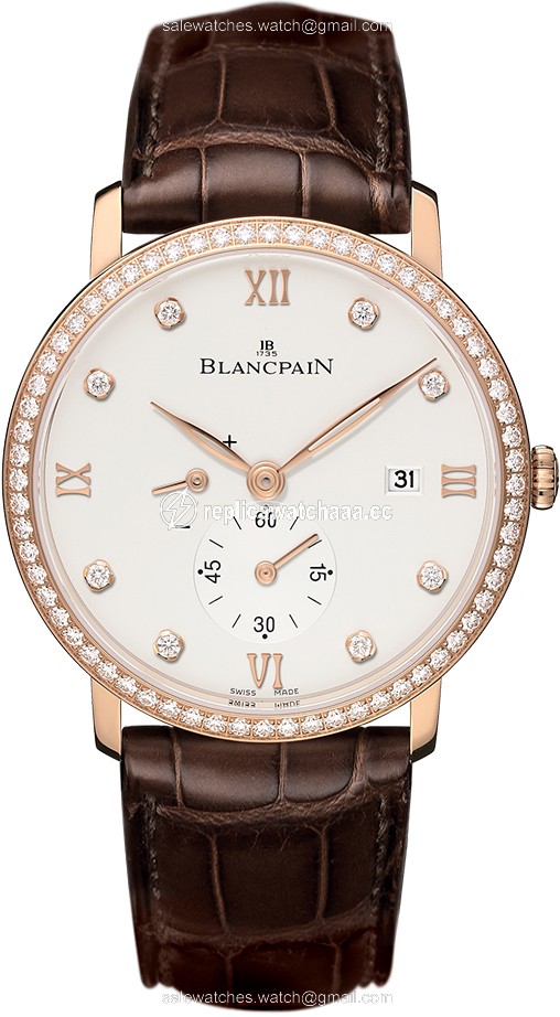 6606-2987-55B Blancpain Villeret Small Seconds Date & Power Reserve Mechanical Mens Watch 6606-2987-55B Blancpain Villeret Small Seconds Date & Power Reserve Mechanical Mens Watch