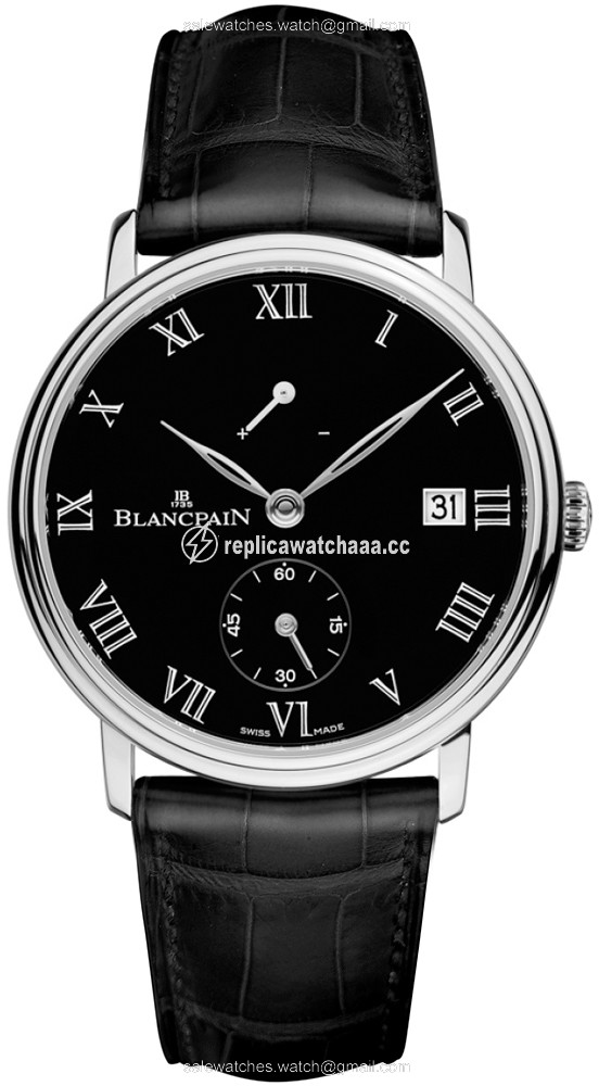 6614-3437-55b Blancpain Villeret 8 Days Manual Wind Mens Watch 6614-3437-55b Blancpain Villeret 8 Days Manual Wind Mens Watch
