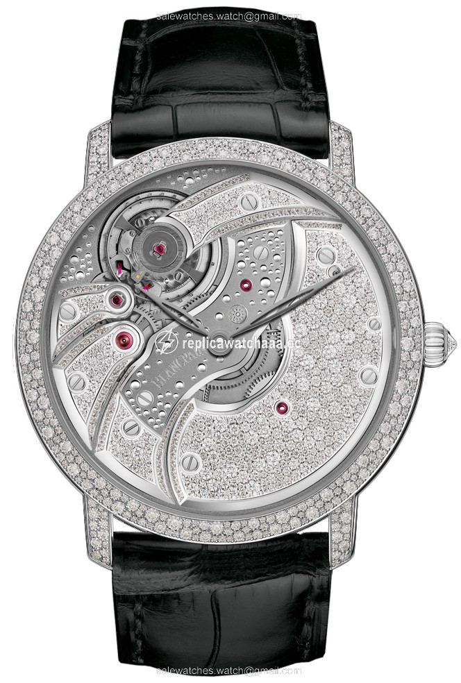 6616-9400-55b Blancpain Villeret Inverse Movement 43mm Mens Watch 6616-9400-55b Blancpain Villeret Inverse Movement 43mm Mens Watch