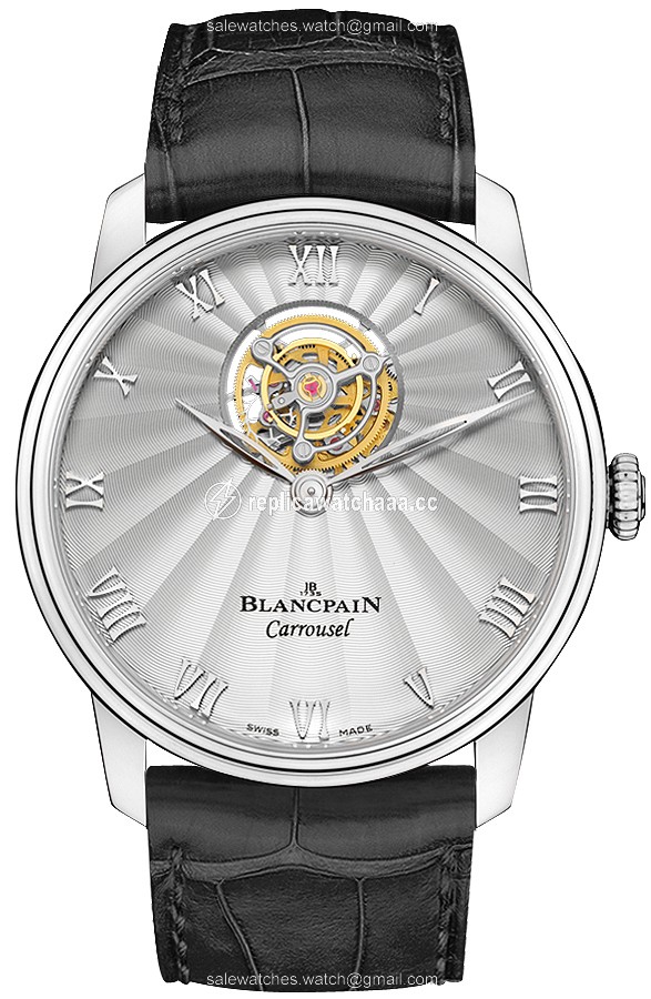 66228-3442-55b Blancpain Villeret Carrousel 42mm Mens Watch 66228-3442-55b Blancpain Villeret Carrousel 42mm Mens Watch