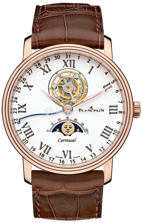 6622L-3631-55b Blancpain Villeret Carrousel Moonphase 42mm Mens Watch 6622L-3631-55b Blancpain Villeret Carrousel Moonphase 42mm Mens Watch