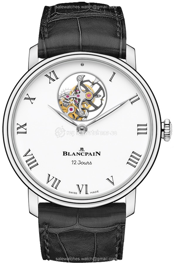 66240-3431-55b Blancpain Villeret 12 Day Tourbillon 42mm Mens Watch 66240-3431-55b Blancpain Villeret 12 Day Tourbillon 42mm Mens Watch