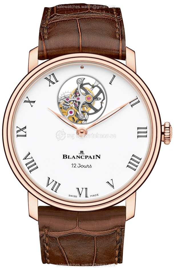 66240-3631-55b Blancpain Villeret 12 Day Tourbillon 42mm Mens Watch 66240-3631-55b Blancpain Villeret 12 Day Tourbillon 42mm Mens Watch