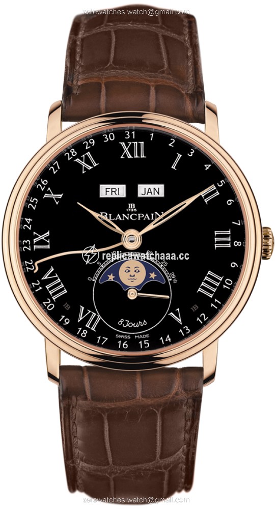 6639-3637-55b Blancpain Villeret Complete Calendar 8 Jours Mens Watch 6639-3637-55b Blancpain Villeret Complete Calendar 8 Jours Mens Watch