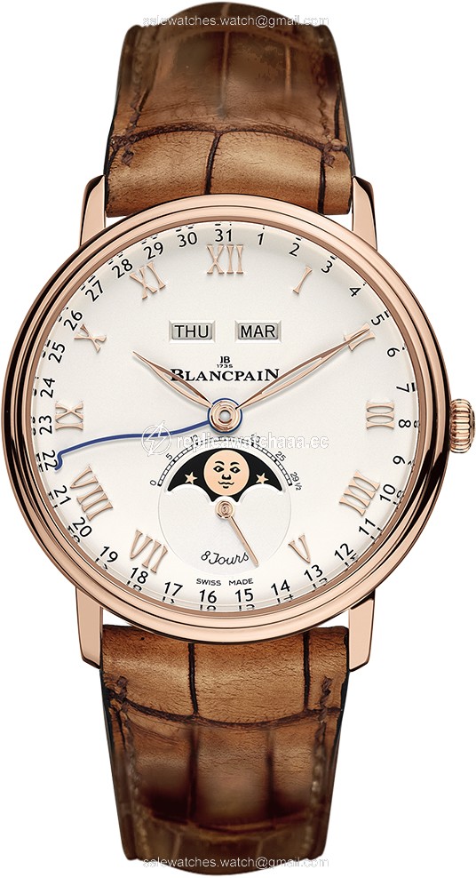 6639-3642-55b Blancpain Villeret Complete Calendar 8 Jours Mens Watch 6639-3642-55b Blancpain Villeret Complete Calendar 8 Jours Mens Watch