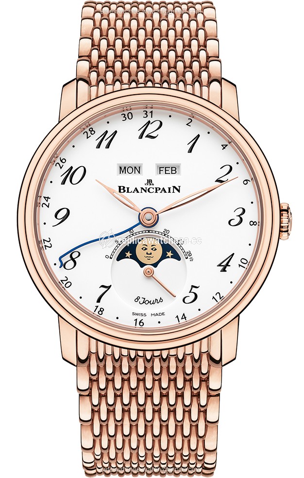 6639a-3631-mmb Blancpain Villeret Complete Calendar 8 Days Mens Watch 6639a-3631-mmb Blancpain Villeret Complete Calendar 8 Days Mens Watch