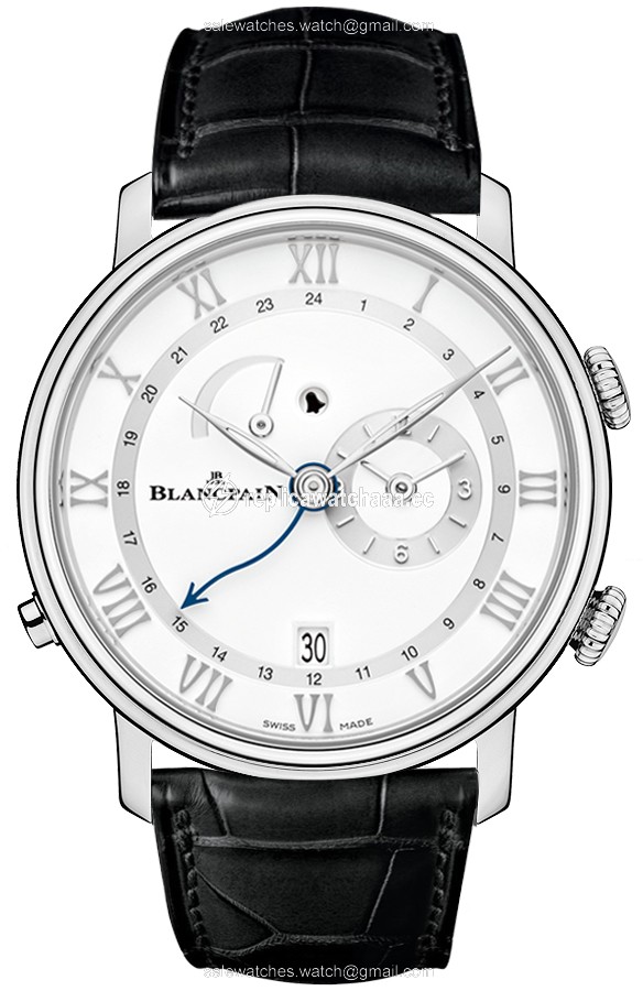 6640-1127-55b Blancpain Villeret Reveil GMT Mens Watch 6640-1127-55b Blancpain Villeret Reveil GMT Mens Watch