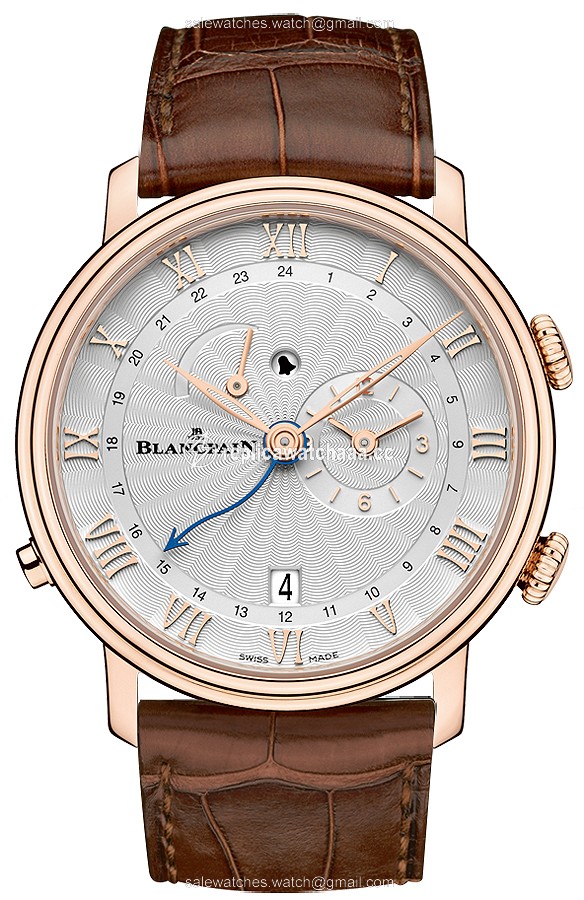 6640-3642-55b Blancpain Villeret Reveil GMT Mens Watch 6640-3642-55b Blancpain Villeret Reveil GMT Mens Watch